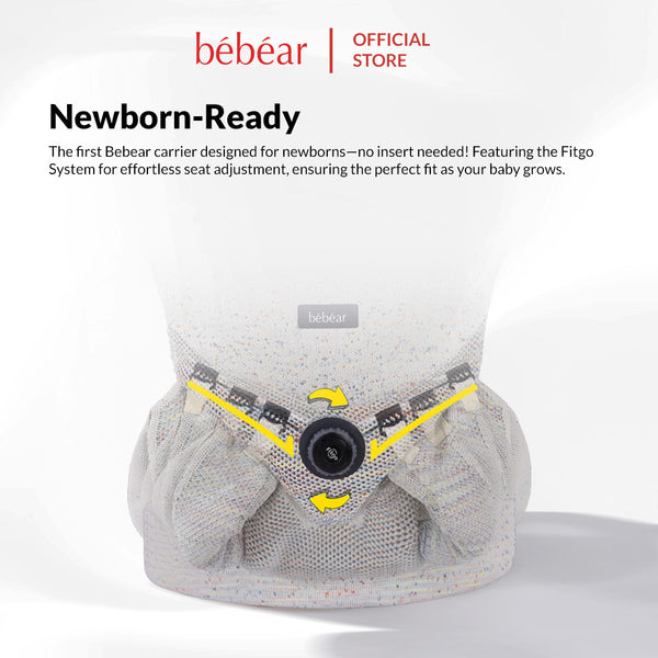 Bebear CloudKnit Newborn 3-Way Comfort Carrier