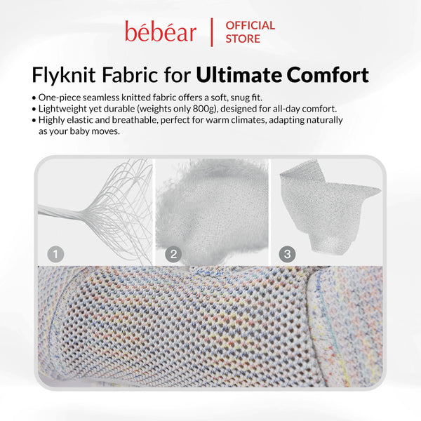 Bebear CloudKnit Newborn 3-Way Comfort Carrier
