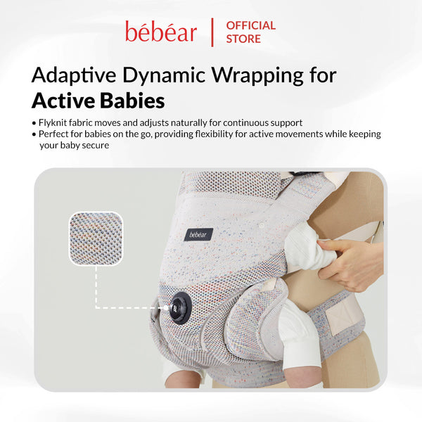 Bebear CloudKnit Newborn 3-Way Comfort Carrier