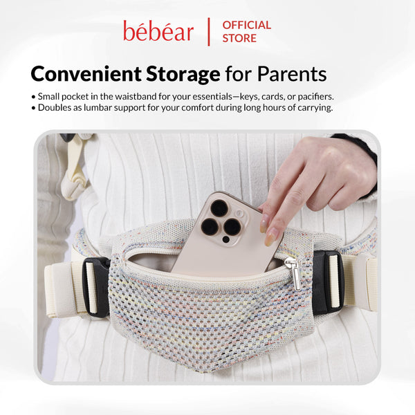 Bebear CloudKnit Newborn 3-Way Comfort Carrier