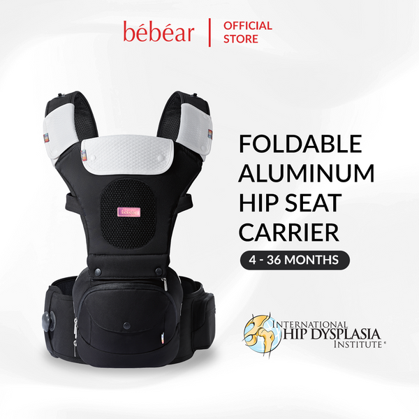Bebear aX Aero Pro Foldable Aluminum Hip Seat Carrier